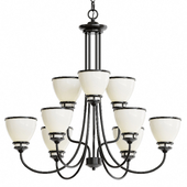 NOVUS 9 LIGHT CHANDELIER