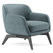 Minotti belt lounge chair