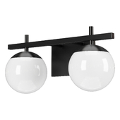 Ralbay Matte Black Bathroom Light