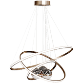 Chandelier Modern Gold 3-Light LED Chandelier