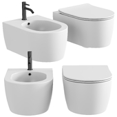 Toilet by Scarabeo Ceramiche Glam