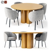 Hug chair and Elly table