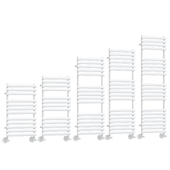 CORDIVARI SAMIRA Hot-water vertical carbon steel towel warmer Towel Rails