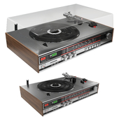 Electric turntable with radio