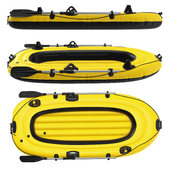 Inflatable Boat 01 yellow