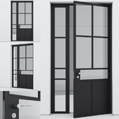 Aluminium door 166