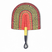 African Handwoven Fan 7