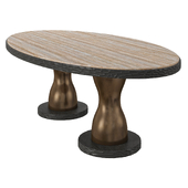 Francis Sultana Abara Oval Table