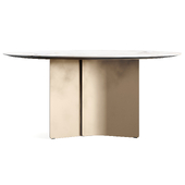 Giulio Marelli Wave Circle Dining Table