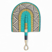 African Handwoven Fan 19