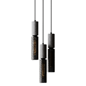 Concrete Cylinder 1 Pendant Light