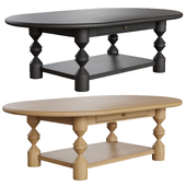 Lulu and Georgia - Topia Oval Coffee Table and Side Table