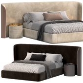 Vida DeLuxe XL Bed brown pearl