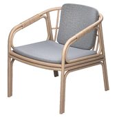 Rattan Lounger Armchair