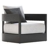 Balmain swivel lounge chair RH
