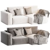 Corner sofa Ebi 1 Happy Gray