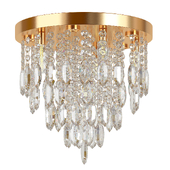 Crystal ceiling chandelier Alva Donna Crystal RD215 GD D350