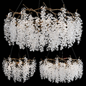 Modern large chandeliers with crystals