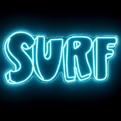 Surf Neon Sign