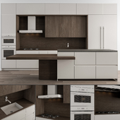 Kitchen Modern - White and Wood 121