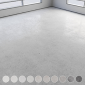 Self-leveling concrete floor No. 14