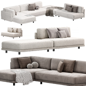 Sunday J Sectional Sofa Modular with Chaise by Bludot, диваны