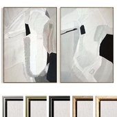 Plaster Two Photo Frames D-488