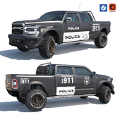 RAM 2500-2023 police car