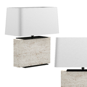 TRAVERTINE SLAB table lamp