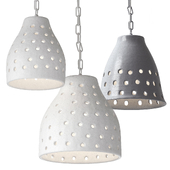 Porous pendant and Tapered Perforated pendant