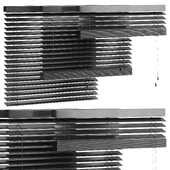 Metal Blinds black jaluzi