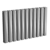 Apollo Magenta Curve Horizontal Aluminum Radiator