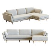 Crate&Barrel Hague Sectional Sofa