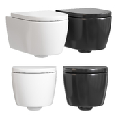 Villeroy & Boch Embrace combi pack wall-mounted, washdown toilet