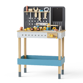 ROBOTIME Wooden Tool Bench for Kids