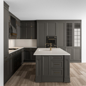 Kitchen NeoClassic 83 - Black Set