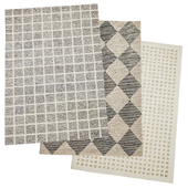 Biege Modern Rug Collection