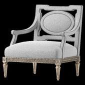 jumbo collection satin armchair