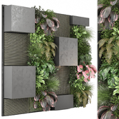 indoor wall vertical garden - Set 1000