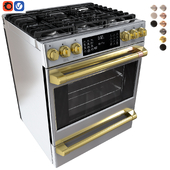 Café 30" Smart Slide-In, Front-Control Gas Range