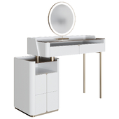 Dressing table Glass Top Makeup Vanity Table