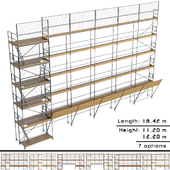 Строительные леса подмости / Scaffolding platform