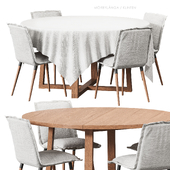 MORBYLANGA KLINTEN Table and chairs IKEA