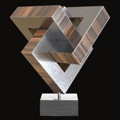 A set of spatial sculptures by Nikolaus Weiler