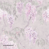 Astratonova Дизайнерские обои - Wisteria [Collection_Dandelion Wine]