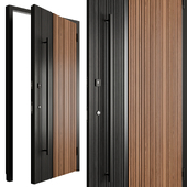 Wooden Front Door - Set 94