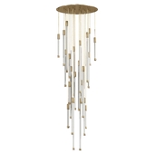 Haberdashery Flux Helixes Led Glass Pendant Lamp