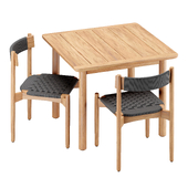 KOSTER DINING TABLE SMALL & KOSTER DINING CHAIR