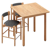 KOSTER COUNTER TABLE & KOSTER COUNTER CHAIR