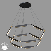 LampsShop.ru L1857 Chandelier Black Tube Lamp